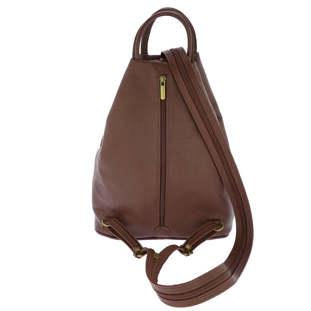 Fioretta Italian Genuine Leather Top Handle Backpack Handbag For Women