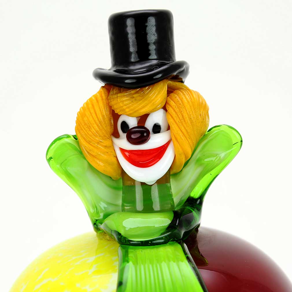 Murano Glass Clown - Apple