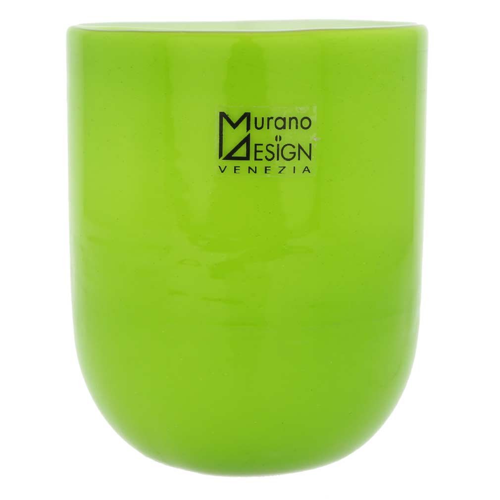 Murano Glass Luminoso Tumbler - Green