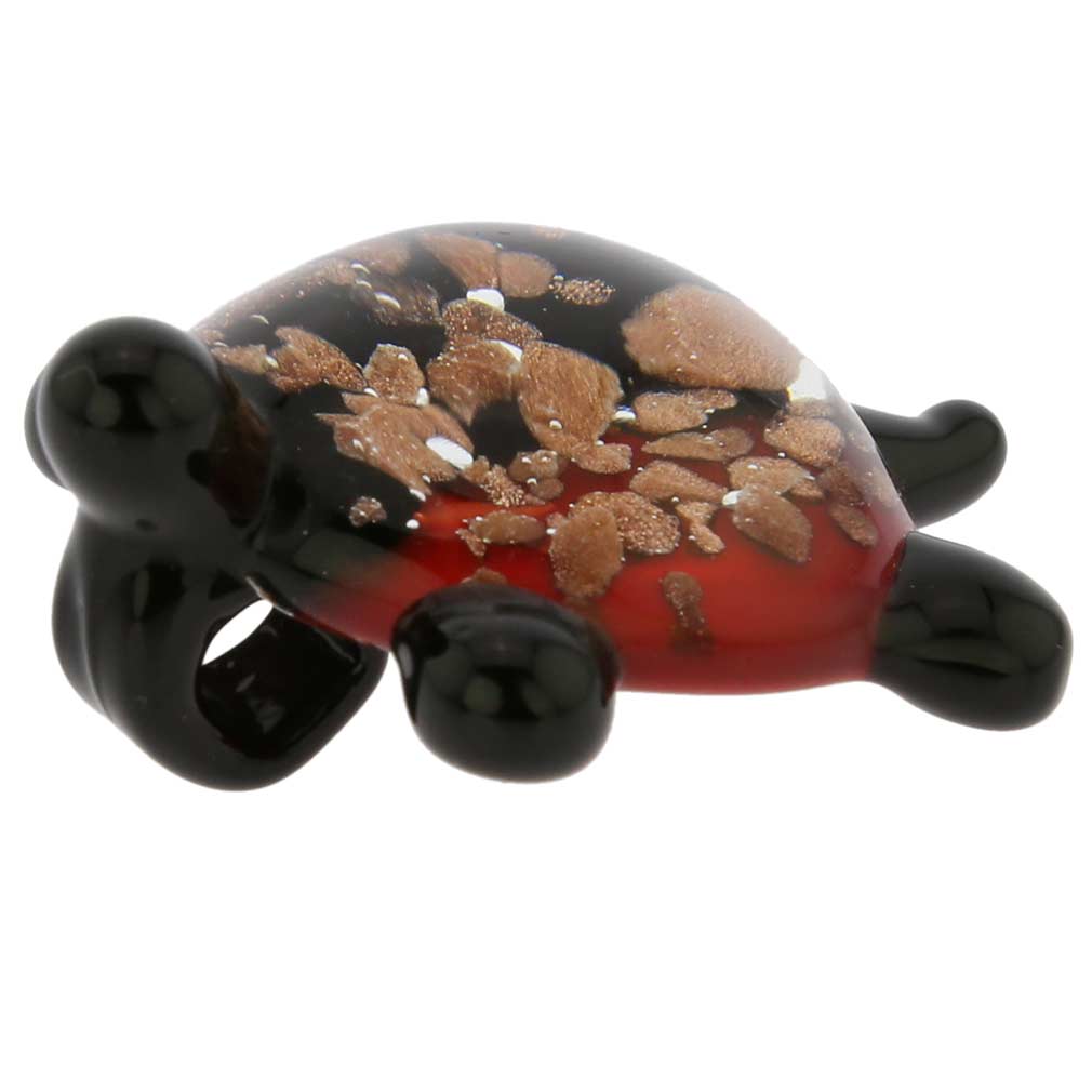 Murano Glass Turtle Pendant