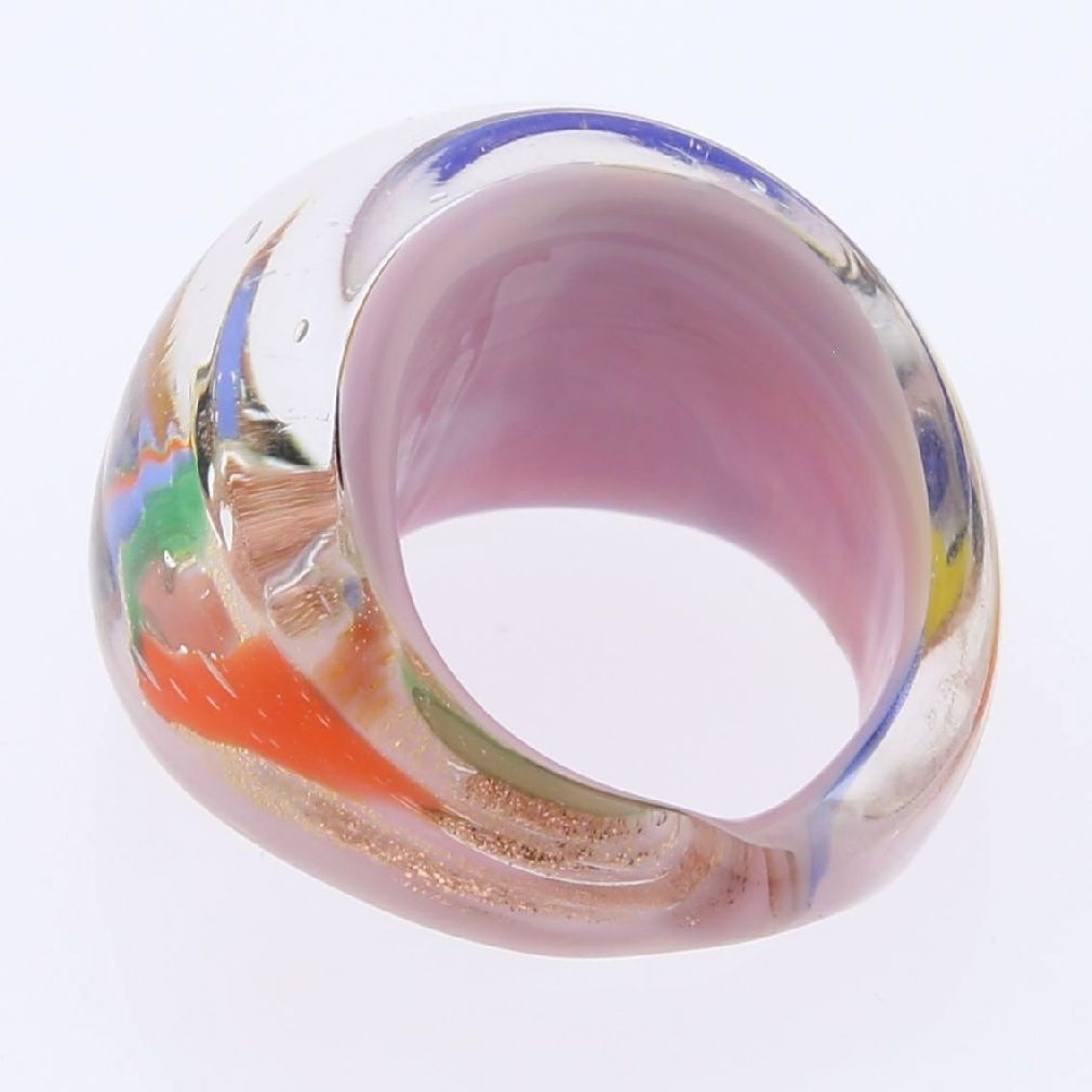 Avventurina Gentle Lilac Ring In Domed Design