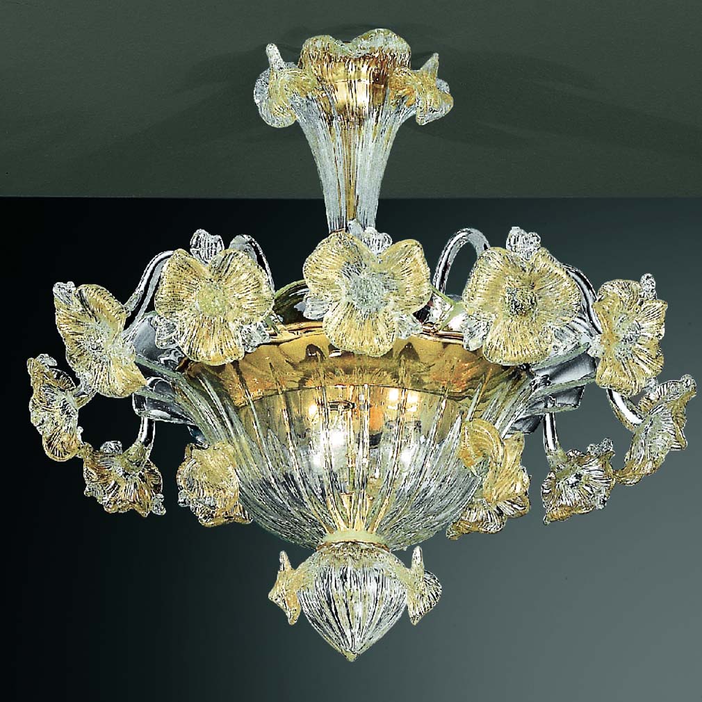 Bepinaso Murano Glass Ceiling Lamp