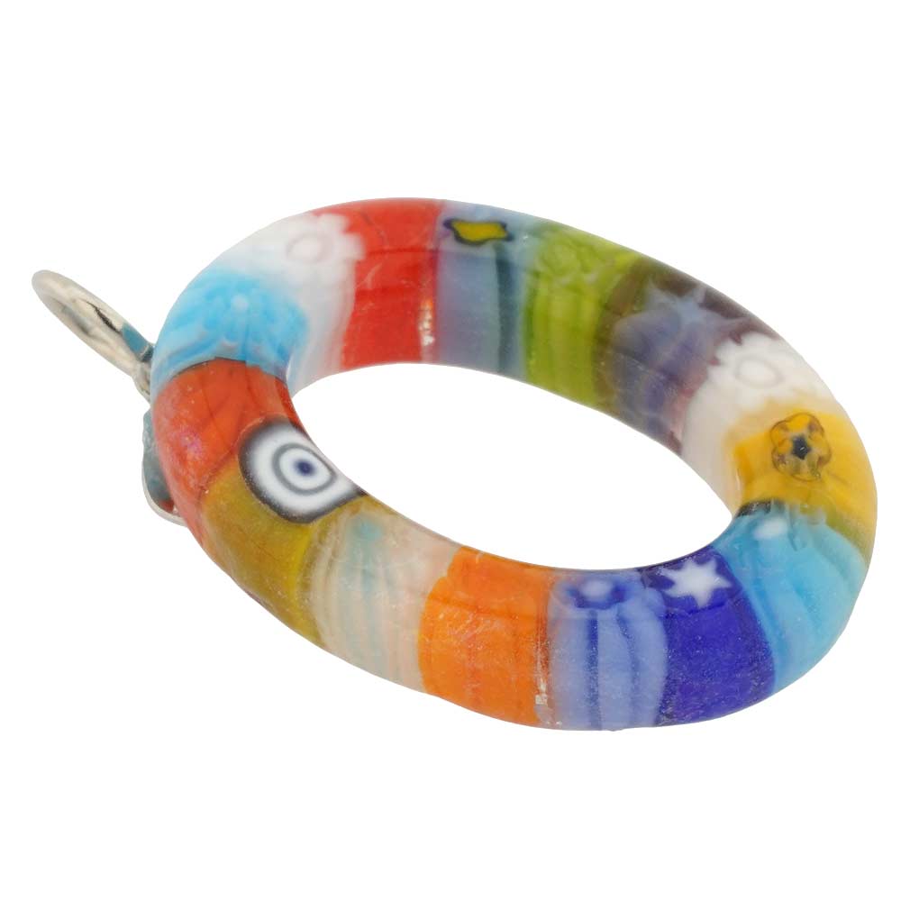 Murano Pendants | Murano Glass Millefiori Alphabet Initial Letter ...