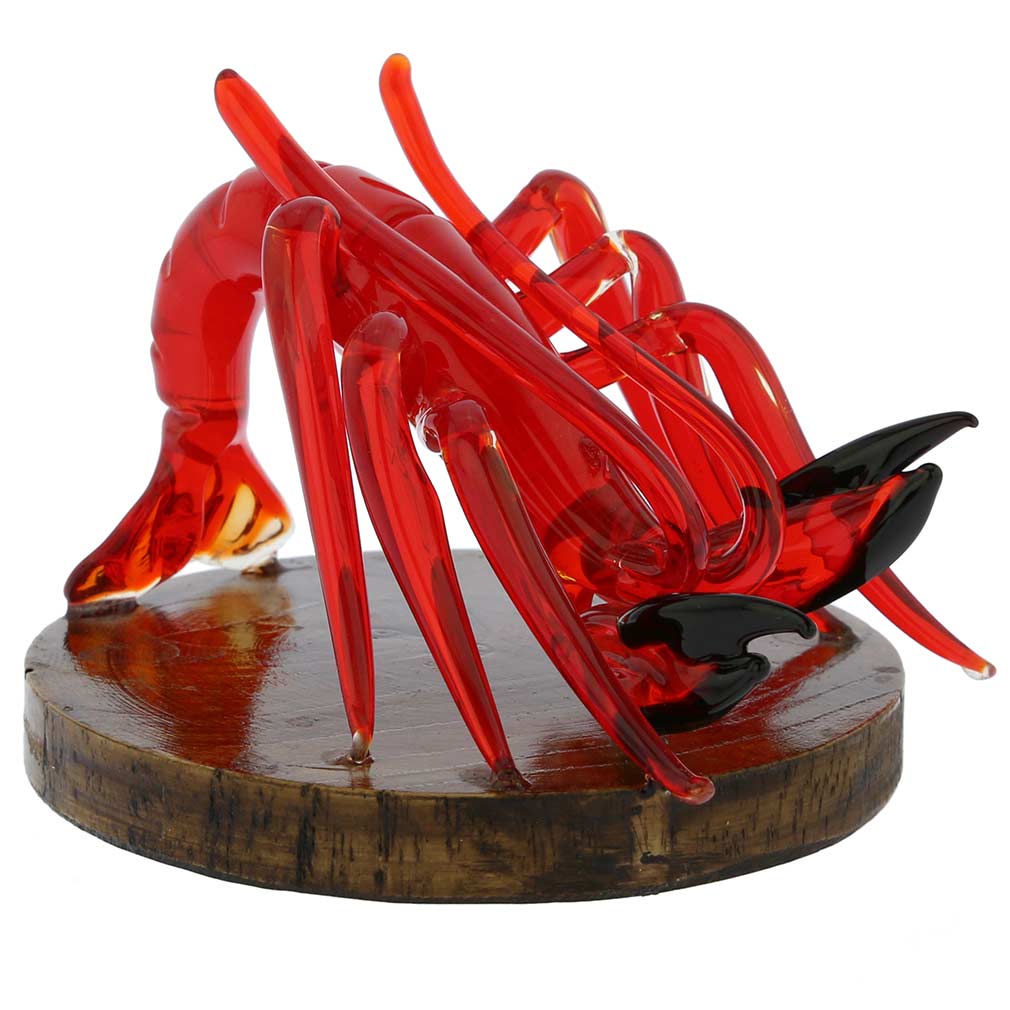 Murano Glass Lobster on a Base