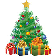 Christmas Tree Ornaments | Murano Glass & Murano Glass Jewelry Imported ...