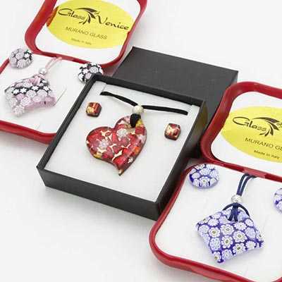 Murano Glass Jewelry Sets