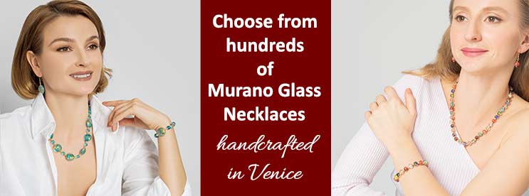 Glass Of Venice Murano Glass Necklaces made in Murano, Italy